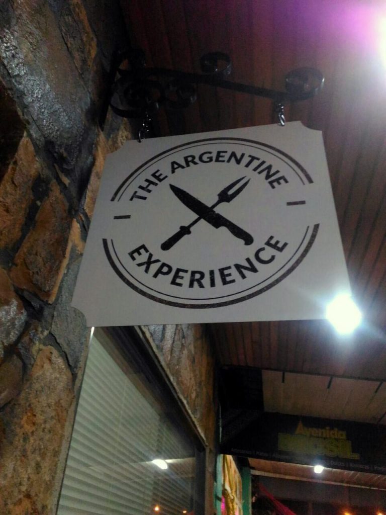 The Argentine Experience placa