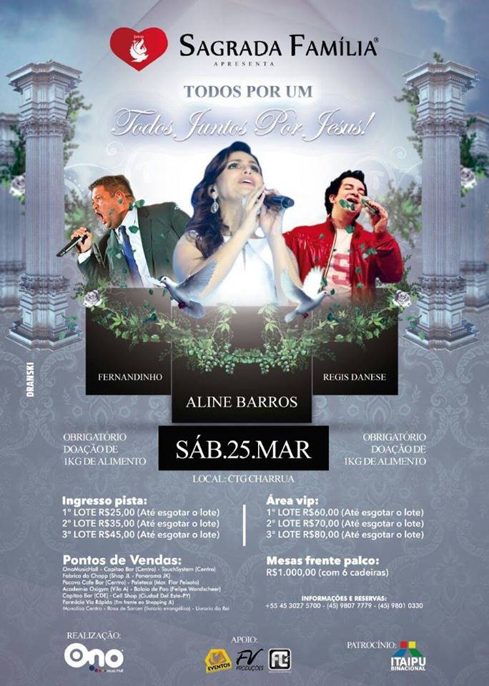 ingressos show gospel
