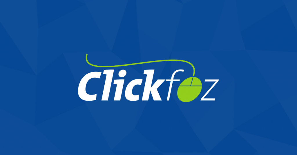 Logo estilizado do Clickfoz
