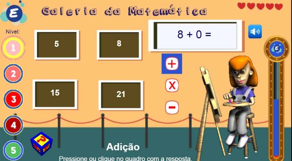 Projeto Jogos e atividades educativas - 1º ano online exercise for