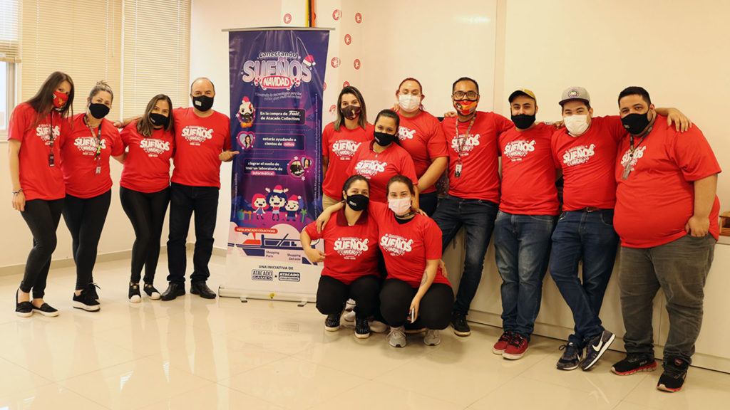 Equipe da campanha Conectando Sonhos